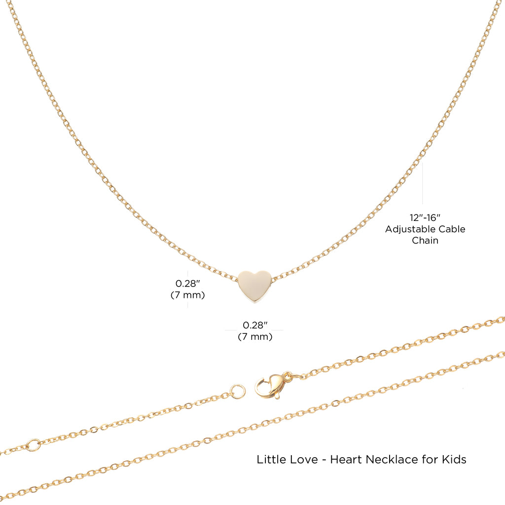 Happy 10th Birthday necklace for granddaughter - heart pendant BD gift from grandma-Family-Gift-Planet