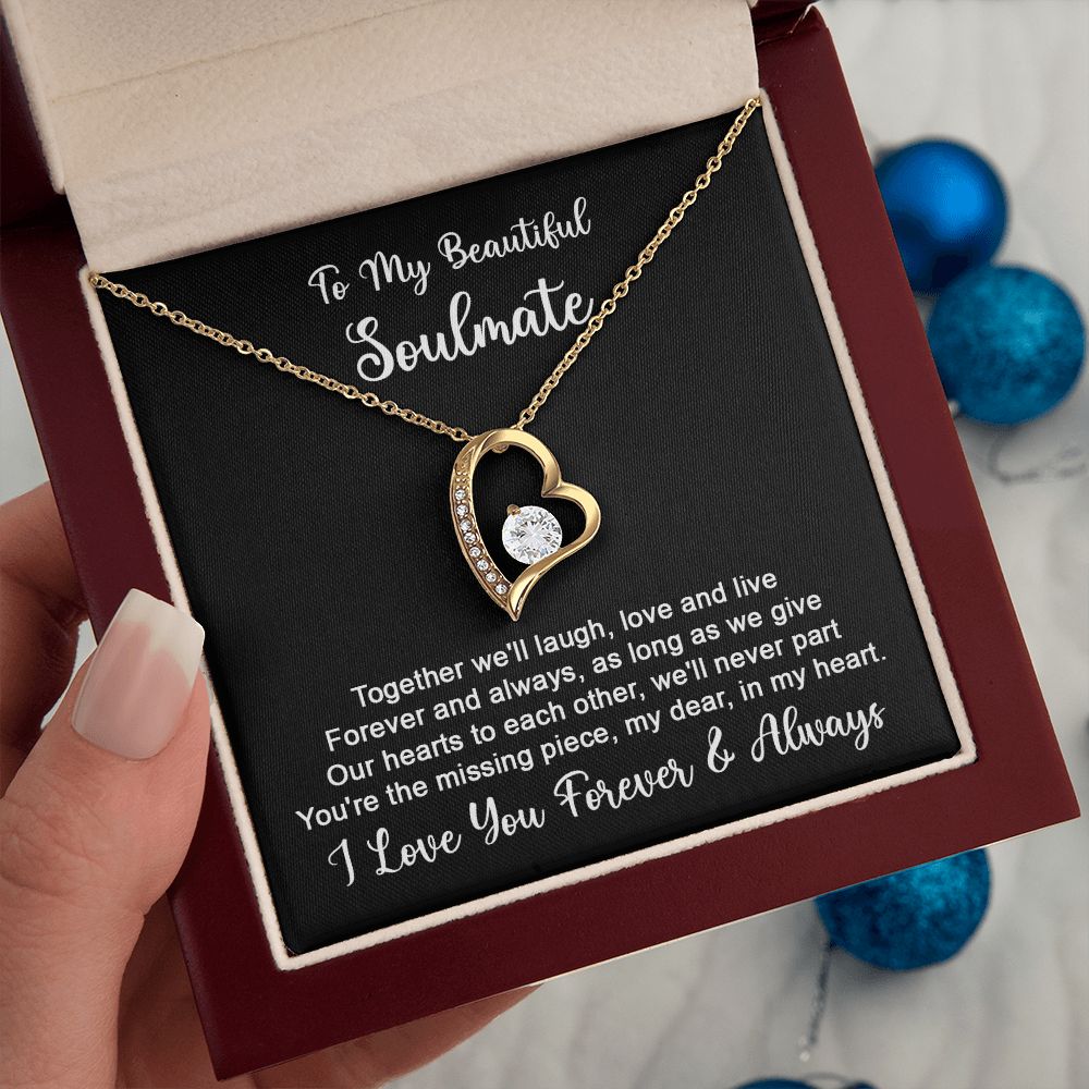 To my soulmate - Together we'll laugh, love and live-Family-Gift-Planet