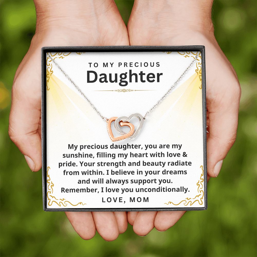 To my precious Daughter from Mom - I Love you unconditionally-Family-Gift-Planet