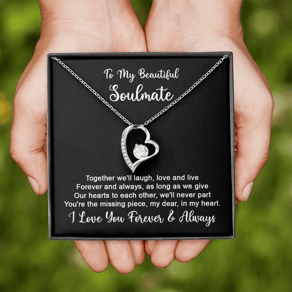 To my soulmate - Together we'll laugh, love and live-Family-Gift-Planet