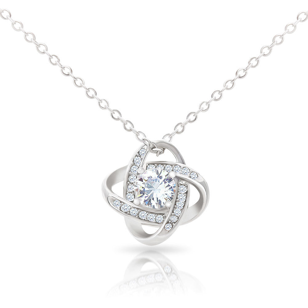 New Audiologist graduation gift, love knot pendant necklace-Family-Gift-Planet