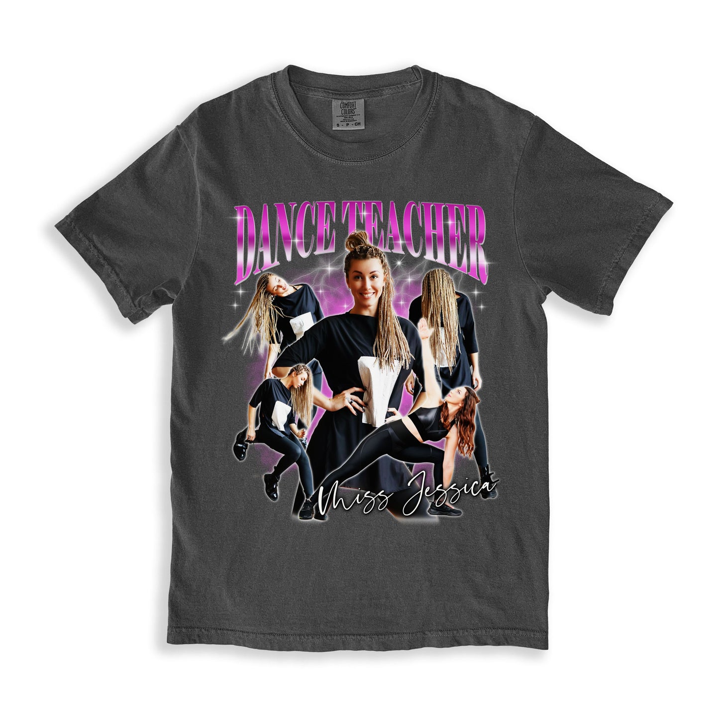 Custom Dance teacher Comfort Colors Unisex T-Shirt Personalized Dancing Teacher bootleg rap tee-Family-Gift-Planet