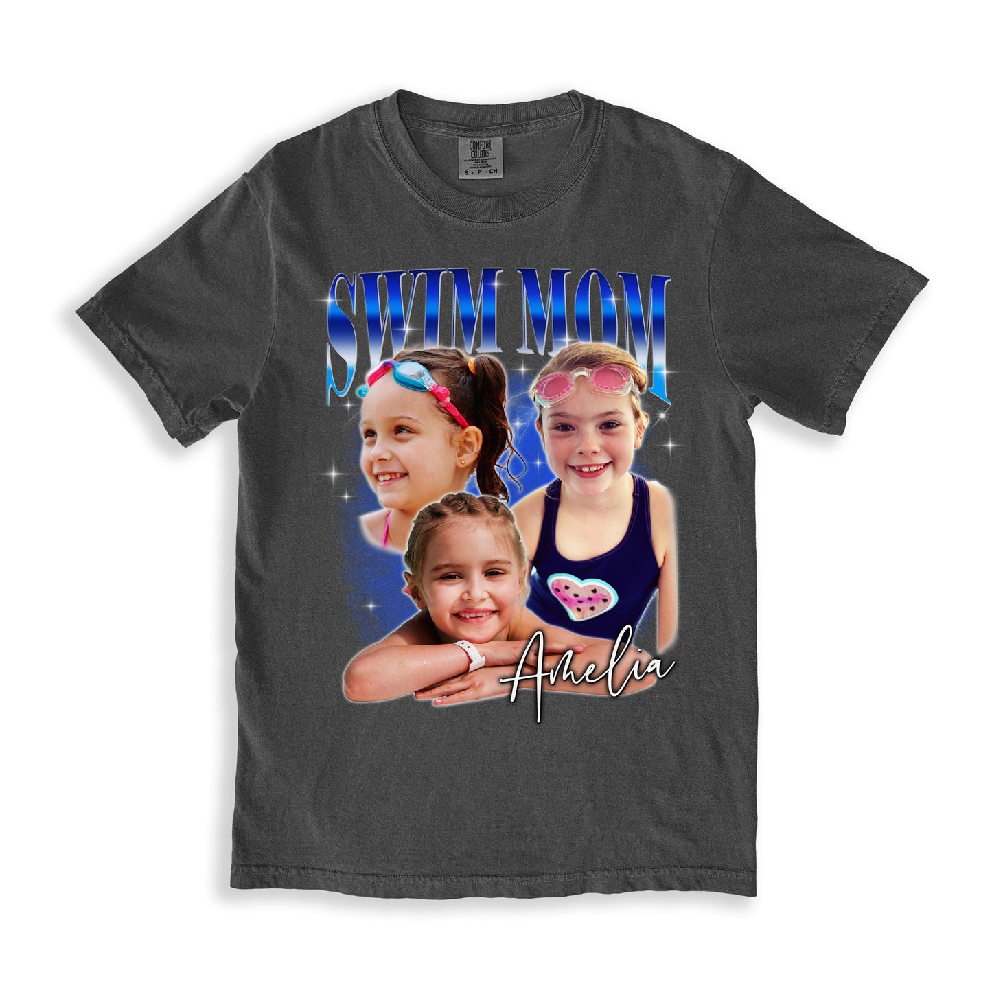 Custom Swim mom Comfort Colors Unisex T-Shirt Personalized Swimming mama bootleg rap tee-Family-Gift-Planet
