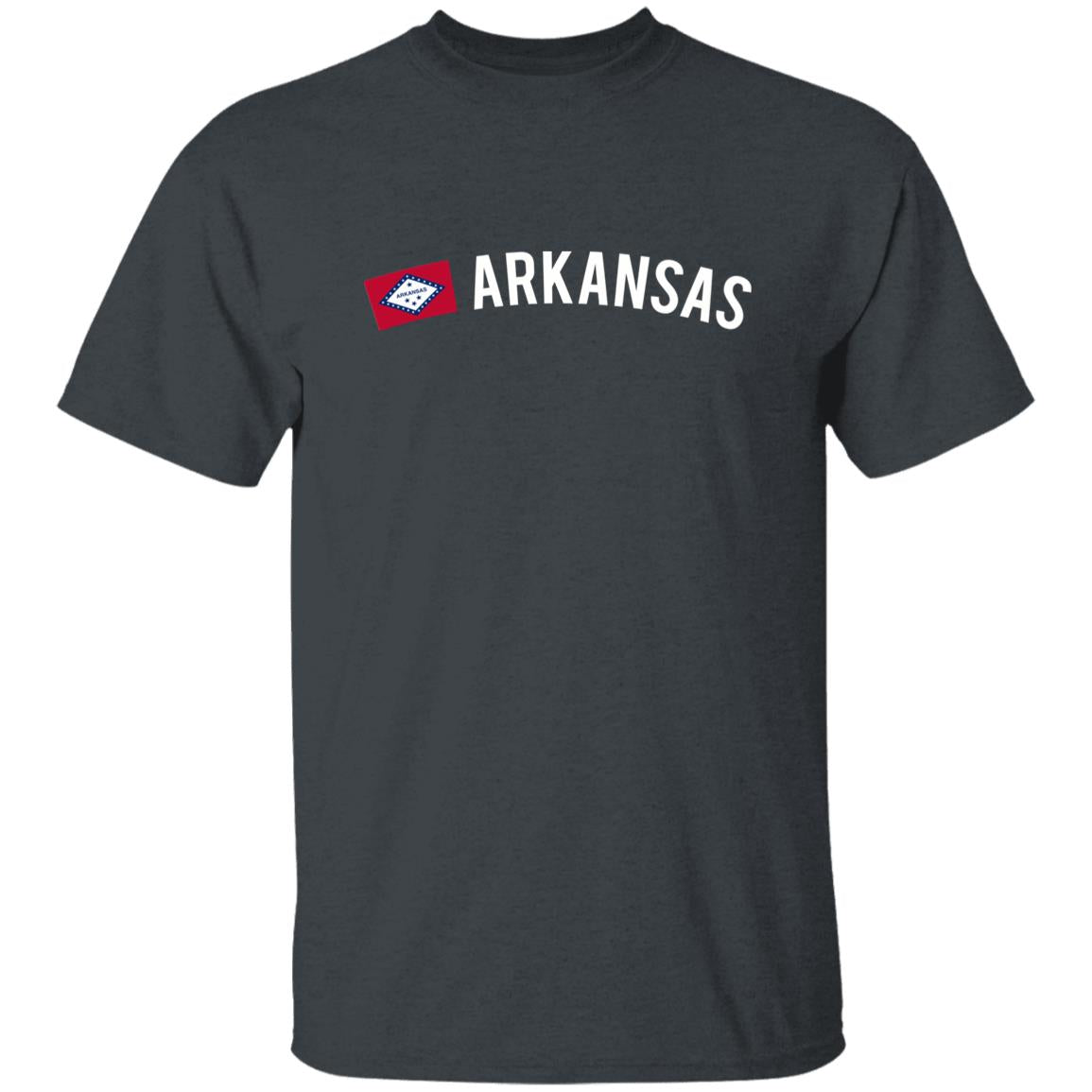 Arkansas Unisex T-shirt gift Arkansas flag tee Nashville Haskell Austin White Black-Family-Gift-Planet