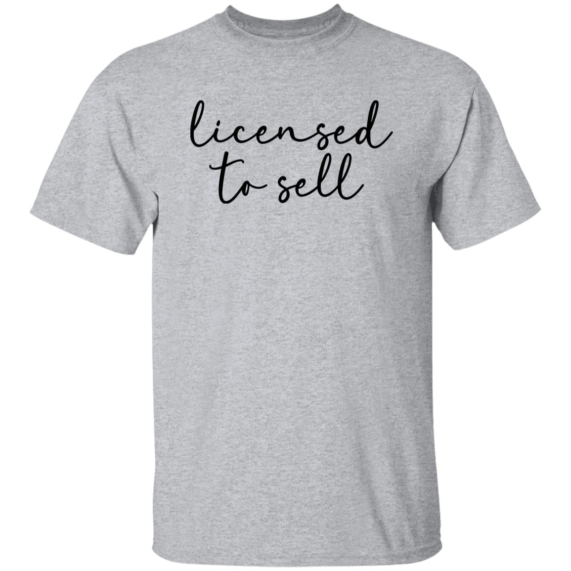 Licensed to sell T-Shirt gift Real estate agent Homegirl Realtor tee-Family-Gift-Planet