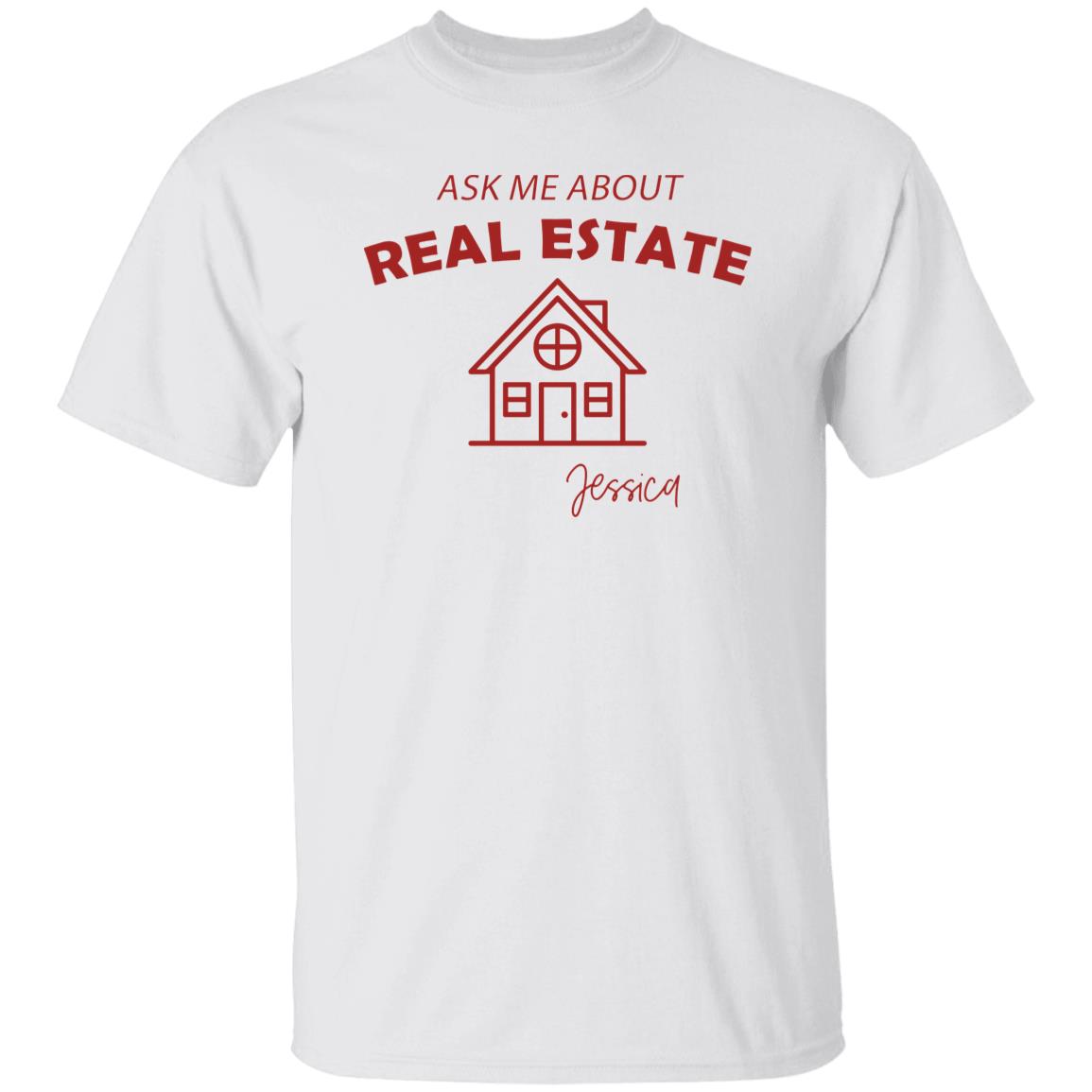 Personalized Ask me about real estate Realtor T-Shirt gift Custom name Real estate agent tee-Family-Gift-Planet
