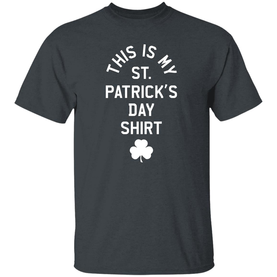 My St Patrick's Day Shirt St Patrick Day Unisex t-shirt 4XL 5XL 6XL Irish Green-Dark Heather-Family-Gift-Planet