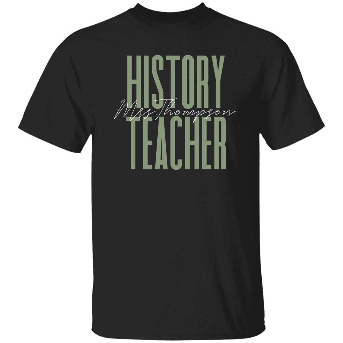 History teacher T-Shirt gift Historian Customized Unisex tee Black Navy Dark Heather-Family-Gift-Planet