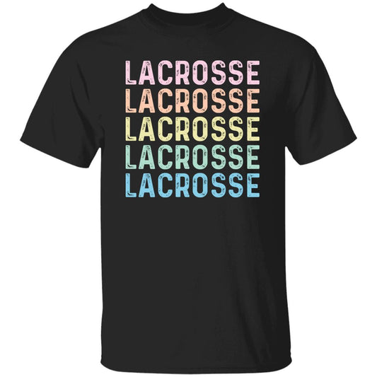 Lacrosse Unisex Shirt, Lacrosse player tee Black S-2XL-Black-Family-Gift-Planet
