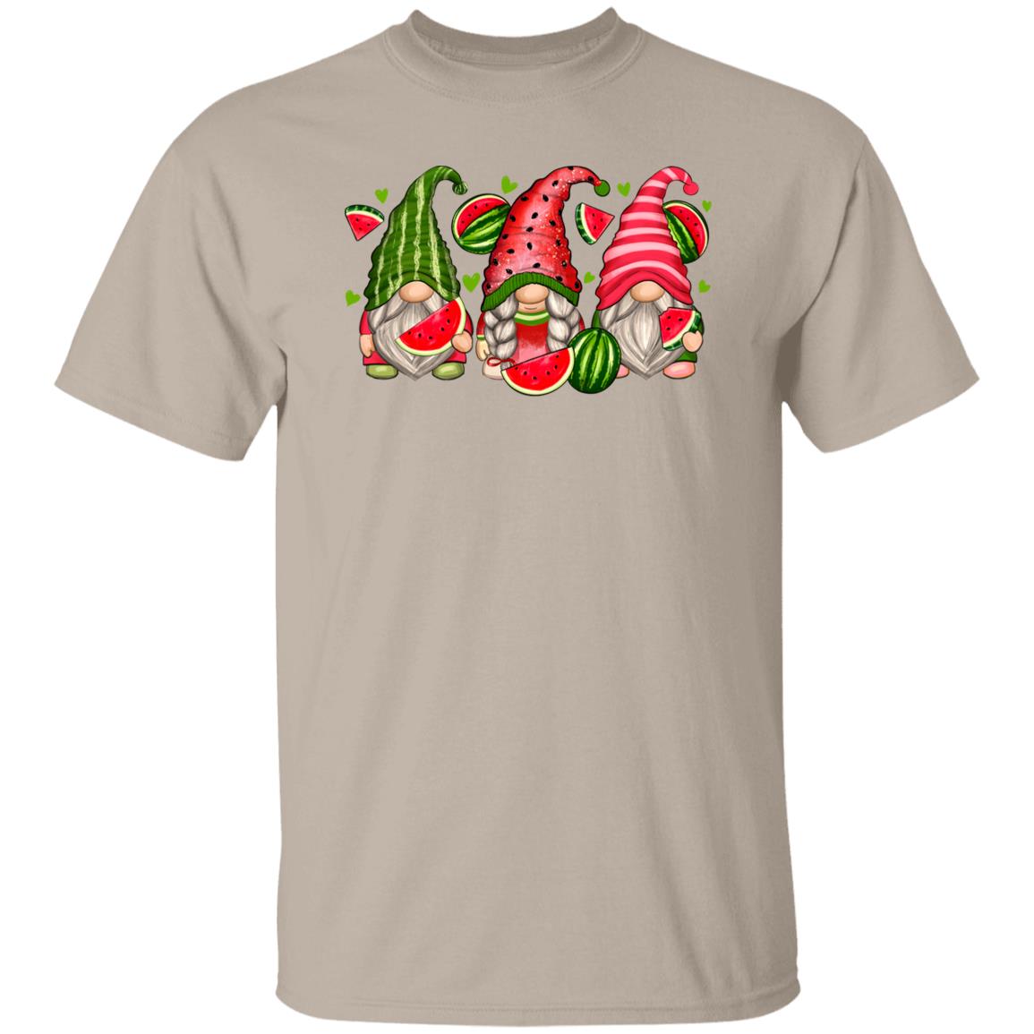 Watermelon Gnomes Unisex shirt watermelon lover Christmas gift White Sand-Family-Gift-Planet