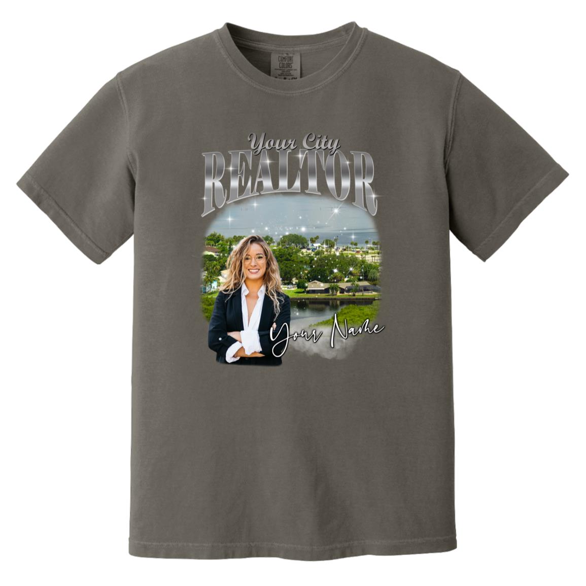 realtor renewed Custom Comfort Colors Unisex T-Shirt Personalized bootleg rap tee-Pepper-Family-Gift-Planet