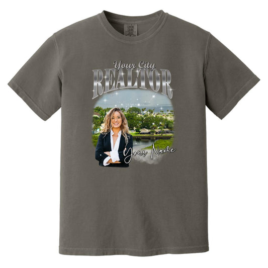 realtor renewed Custom Comfort Colors Unisex T-Shirt Personalized bootleg rap tee-Pepper-Family-Gift-Planet