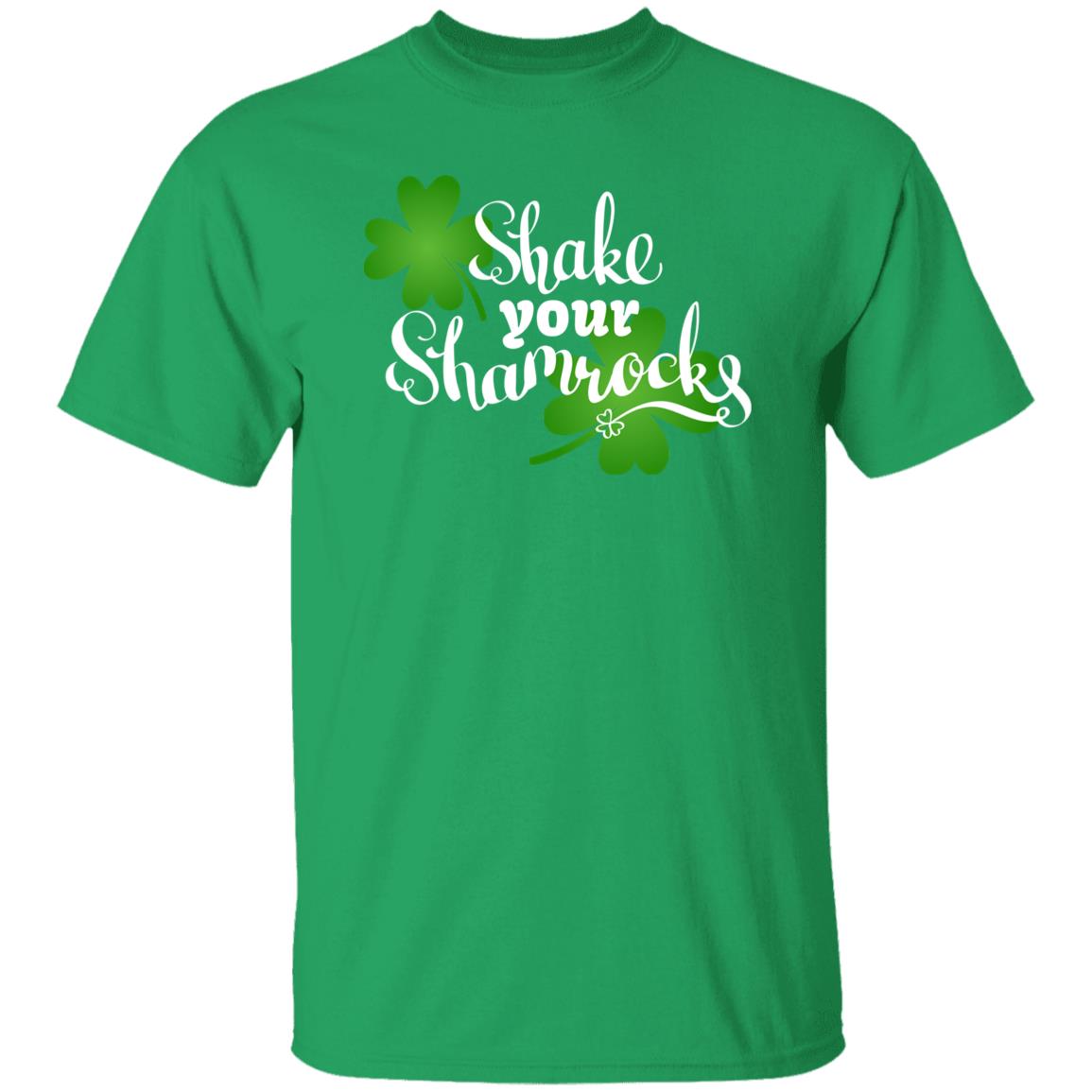 Shake your shamrocks St Patrick Day Unisex t-shirt 4XL 5XL 6XL Irish Green-Irish Green-Family-Gift-Planet