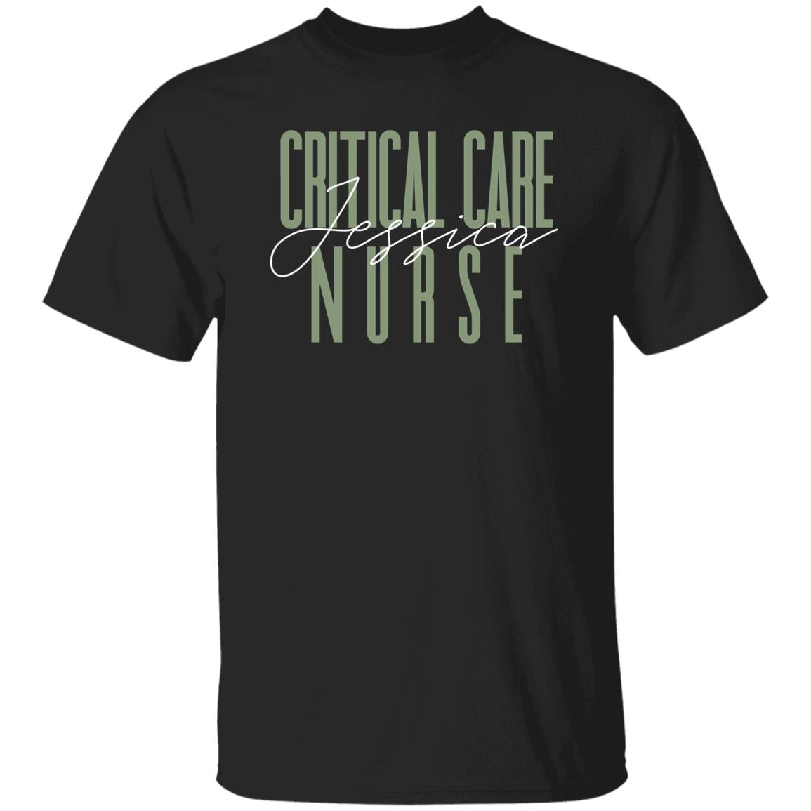 Critical care nurse T-Shirt gift Intensive care unit nurse Customized Unisex tee Black Navy Dark Heather-Family-Gift-Planet