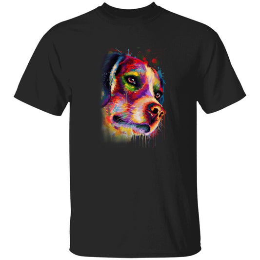 Watercolor Beagle dog Unisex shirt S-2XL black navy dark heather-Black-Family-Gift-Planet