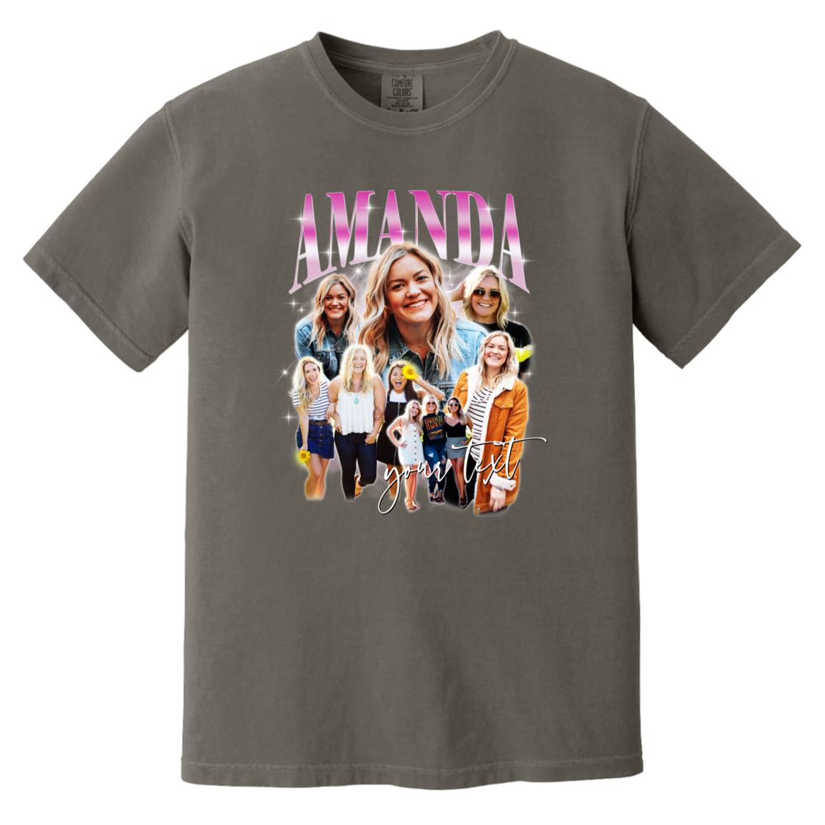 custom 59 - Girl Custom Comfort Colors Unisex T-Shirt Personalized bootleg rap tee-Pepper-Family-Gift-Planet