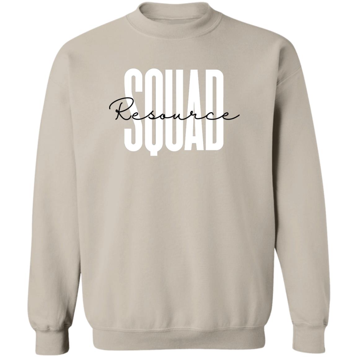 Resource Squad Unisex Sweatshirt, Resource Teacher Crewneck Sand-Sand-Family-Gift-Planet