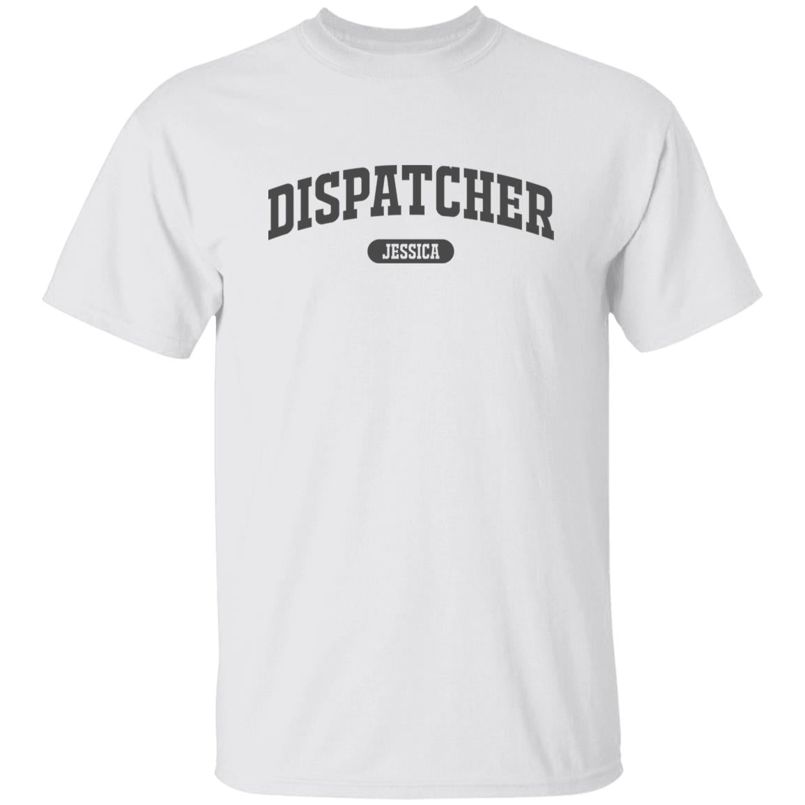 Dispatcher Personalized Unisex T-shirt Custom First responder White Sand Light Blue-Family-Gift-Planet