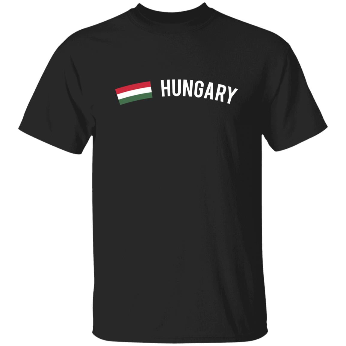 Hungary Unisex T-shirt gift Hungarian flag tee Budapest White Black Dark Heather-Family-Gift-Planet