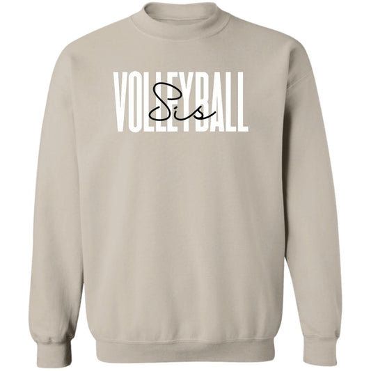 Volleyball Sis Unisex Sweatshirt, volleyball sister Crewneck Sand-Sand-Family-Gift-Planet