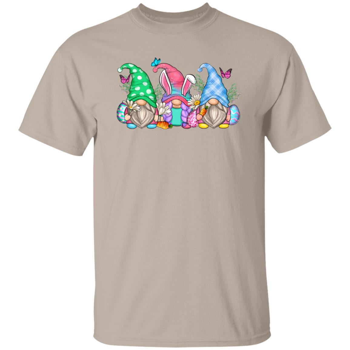 Three Easter Gnomes Unisex shirt Easter bunny gnomes gift White Sand-Family-Gift-Planet
