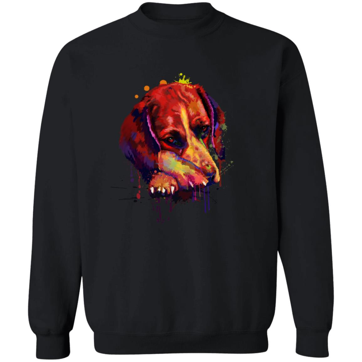 Artistic Beagle dog Unisex Crewneck Sweatshirt digital Art-Family-Gift-Planet