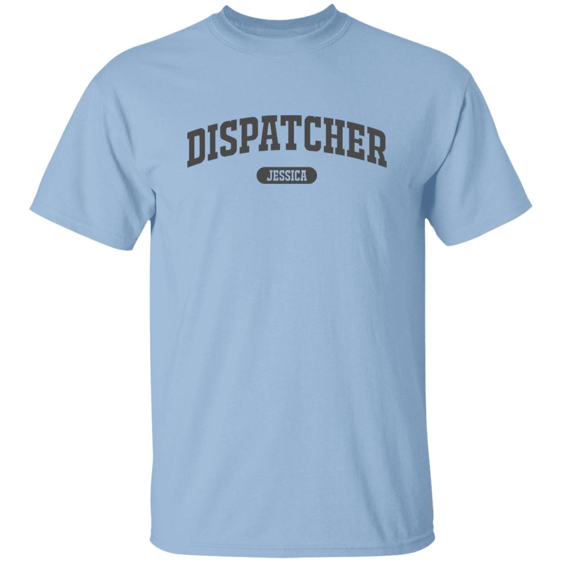 Dispatcher Personalized Unisex T-shirt Custom First responder White Sand Light Blue-Family-Gift-Planet