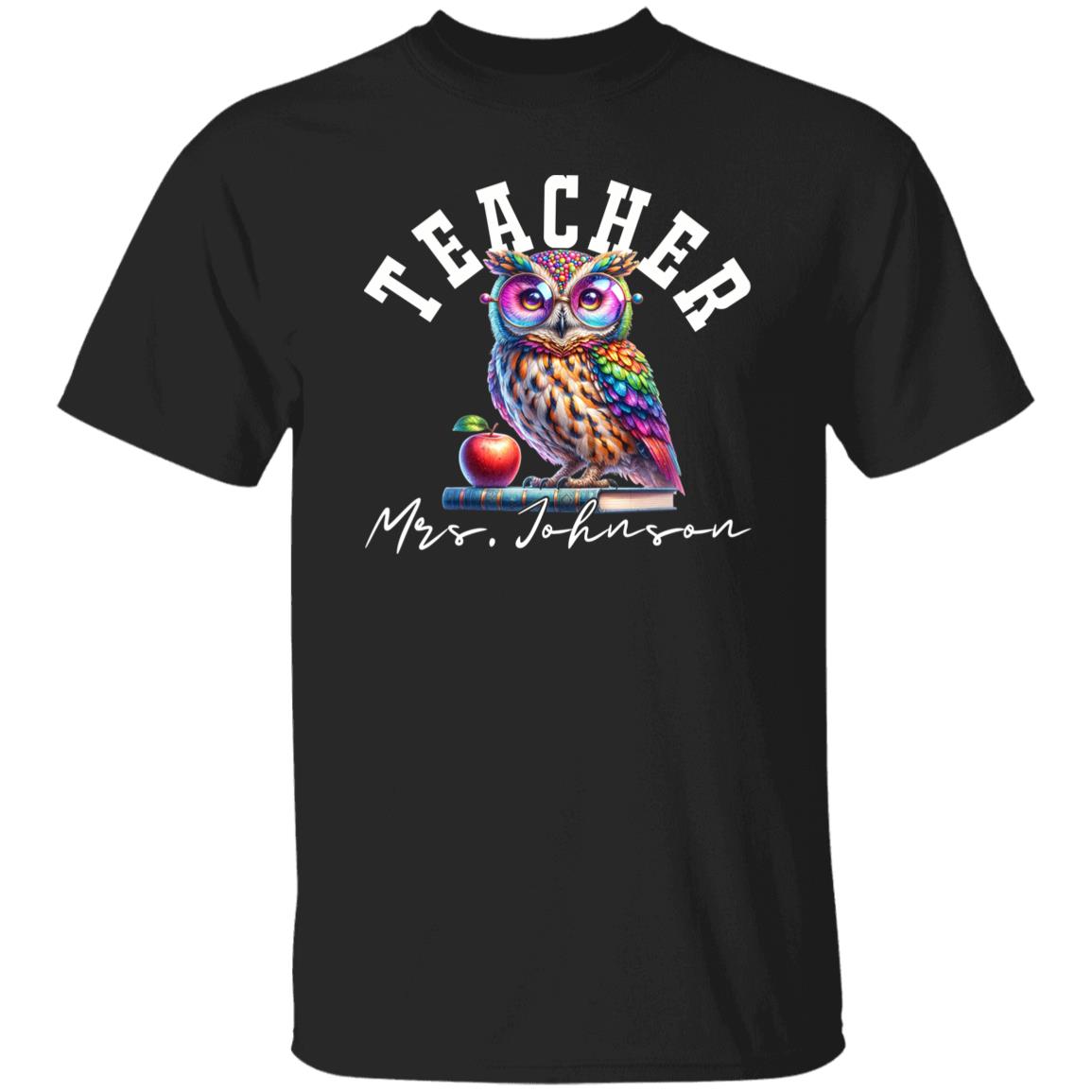 Teacher funny Personalized Unisex T-shirt Custom Elementary school teacher Black-Family-Gift-Planet