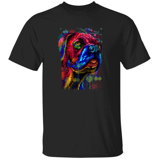 Abstract Watercolor painting Cane Corso dog Unisex shirt S-2XL black navy dark heather-Black-Family-Gift-Planet