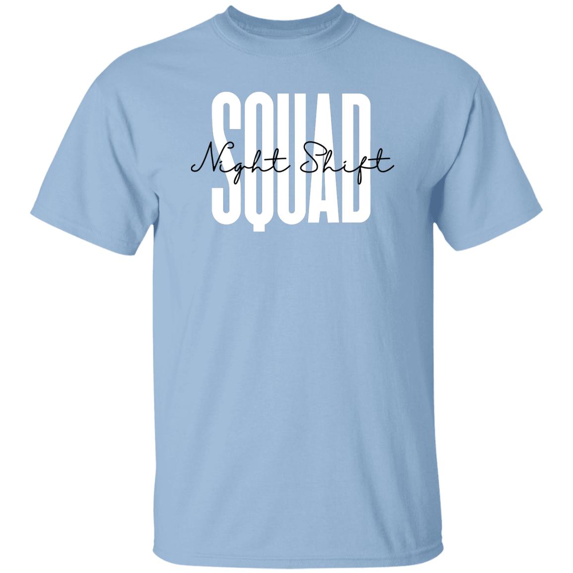 Night shift squad T-Shirt gift Night shift team Night shift nurse Unisex Tee Sand Pink Blue-Family-Gift-Planet