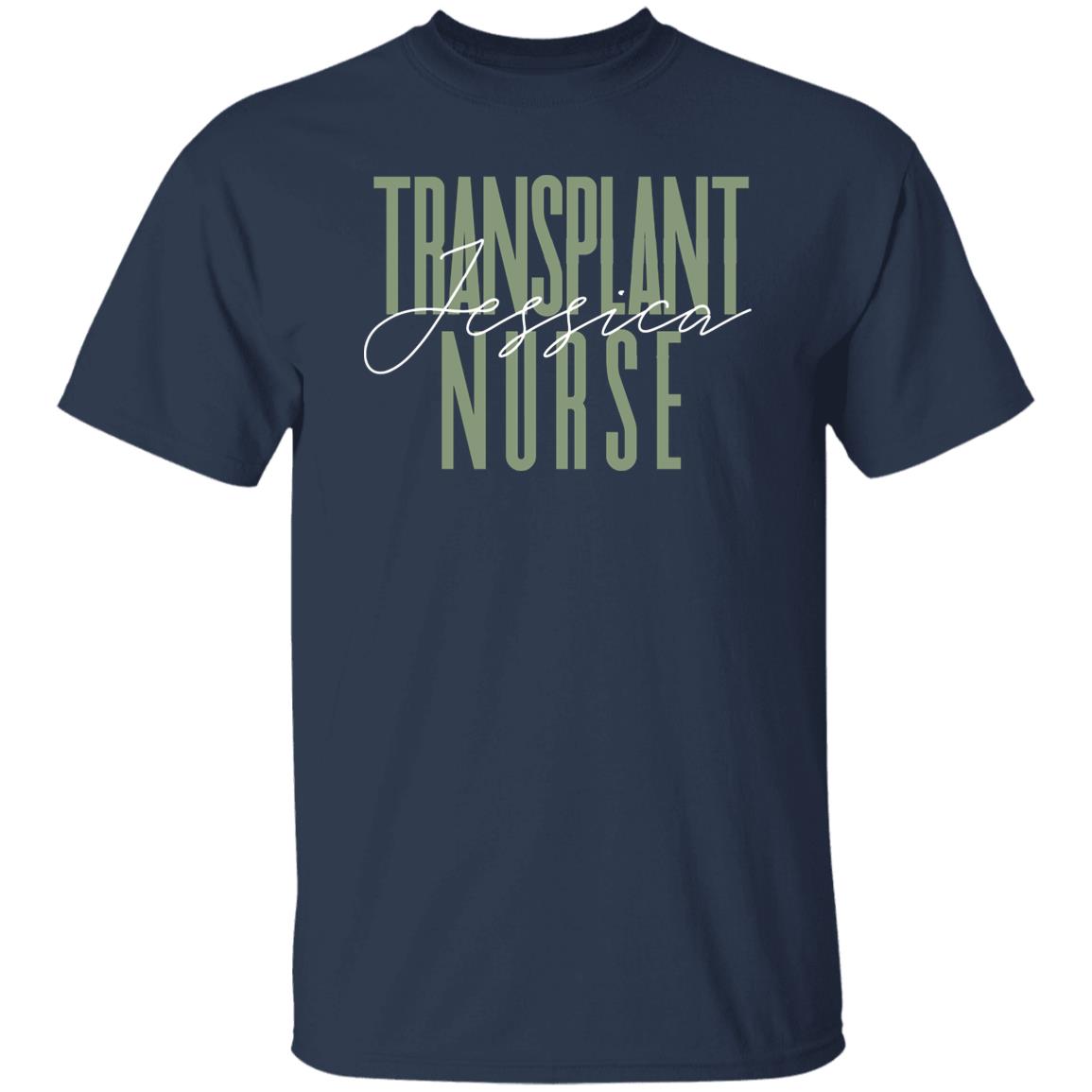 Transplant nurse T-Shirt gift bone marrow transplant nurse Customized Unisex tee Black Navy Dark Heather-Family-Gift-Planet