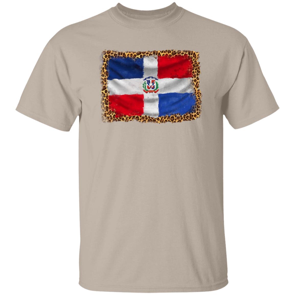 Dominican flag T-Shirt gift Dominican republic girl Unisex Tee Sand White Sport Grey-Family-Gift-Planet