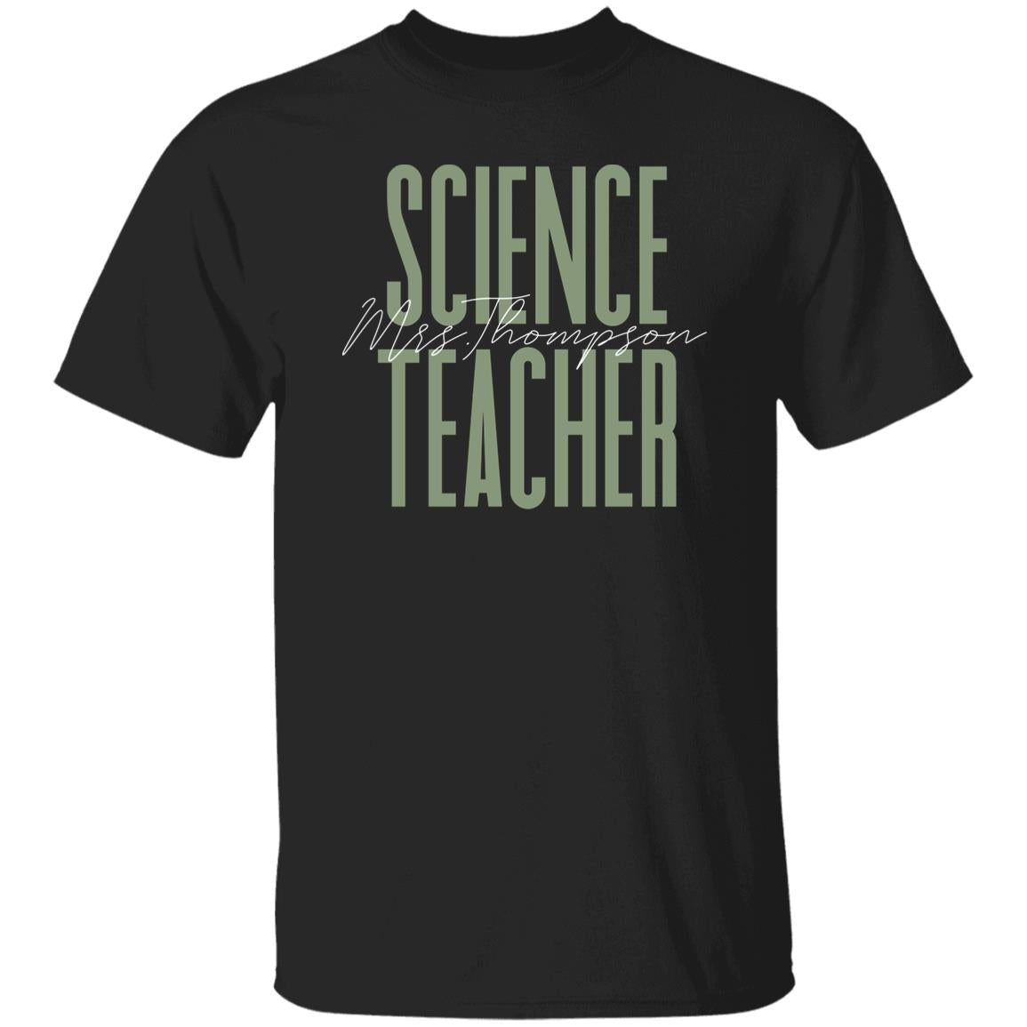 Science teacher T-Shirt gift stem scientist Customized Unisex tee Black Navy Dark Heather-Family-Gift-Planet