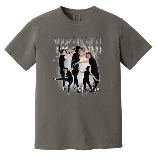 tap dance Custom Comfort Colors Unisex T-Shirt Personalized bootleg rap tee-Pepper-Family-Gift-Planet