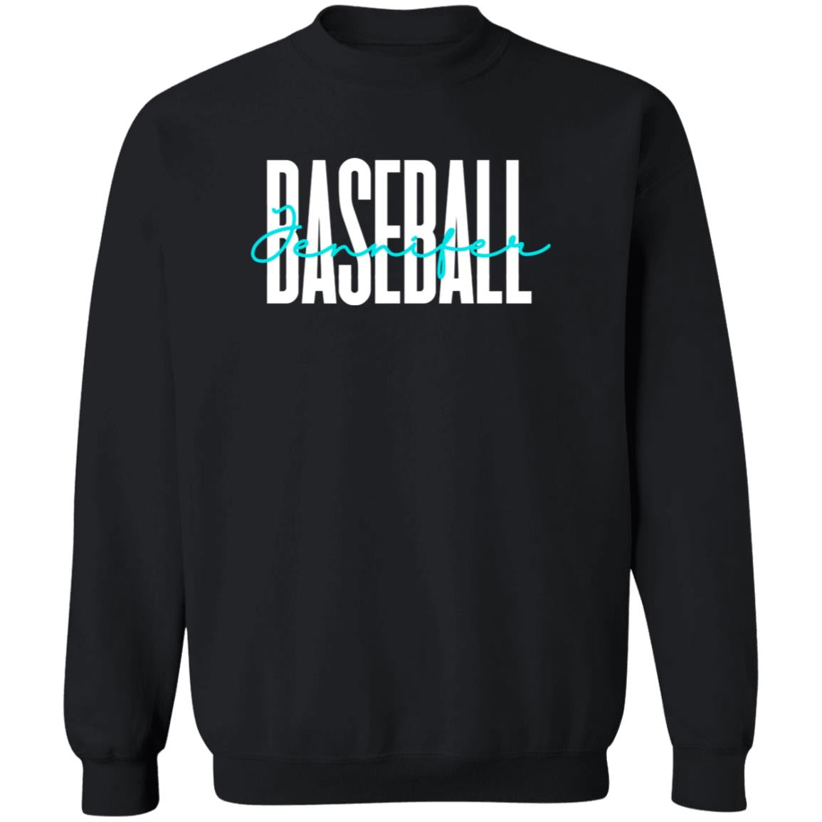 Personalized Baseball Unisex Sweatshirt Custom name baseball player Sand Black Dark Heather-Family-Gift-Planet