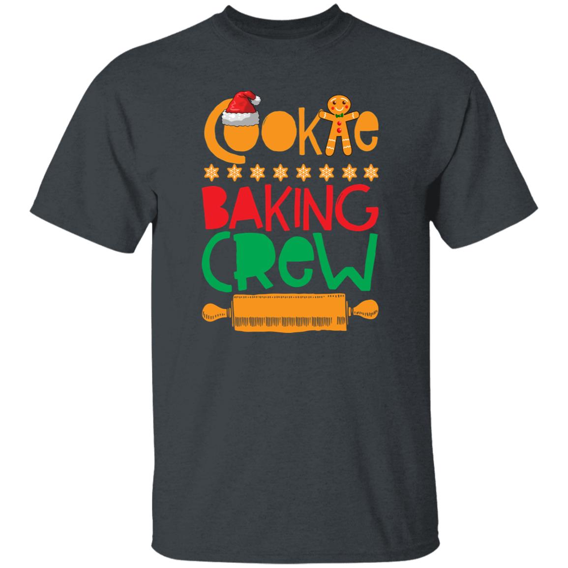 Cookie baking Crew Christmas Unisex Shirt Black Dark Heather-Family-Gift-Planet