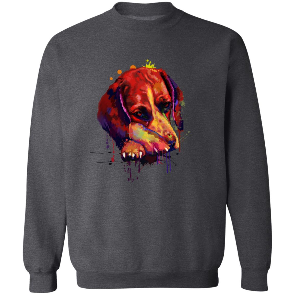Artistic Beagle dog Unisex Crewneck Sweatshirt digital Art-Family-Gift-Planet