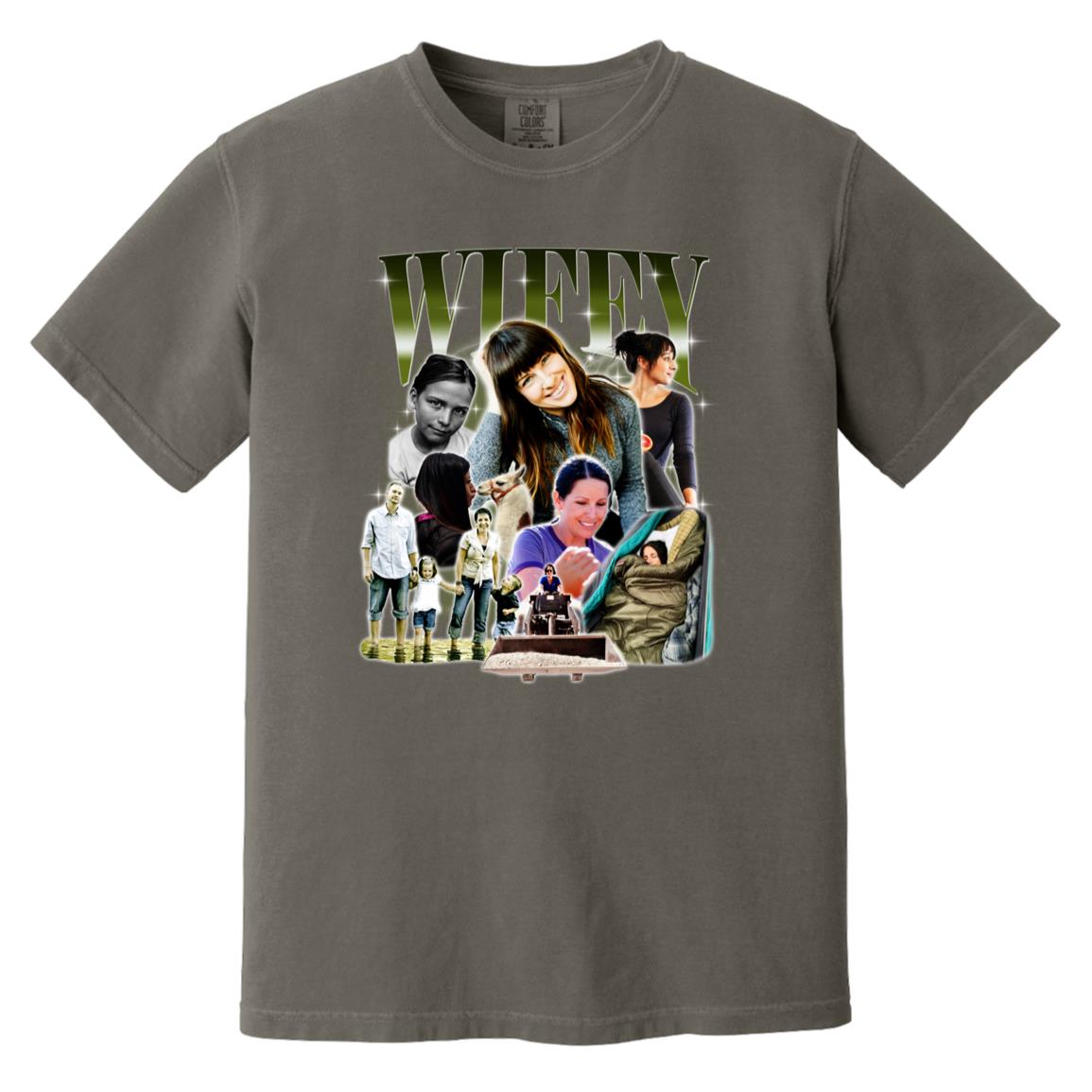 custom 60-2 - wifey army Custom Comfort Colors Unisex T-Shirt Personalized bootleg rap tee-Pepper-Family-Gift-Planet