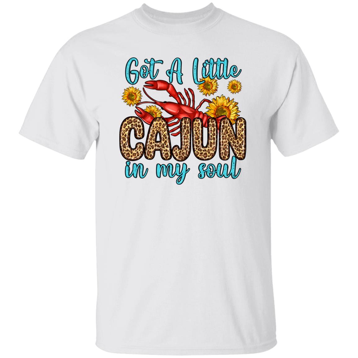 Got a little cajun in my soul T-Shirt gift Crawfish season Unisex tee Sand White Sport Grey-Family-Gift-Planet