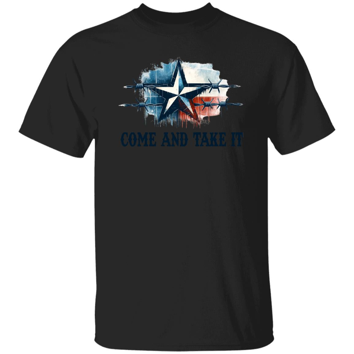 Come and take it Unisex Tshirt border truck Texas black-Family-Gift-Planet