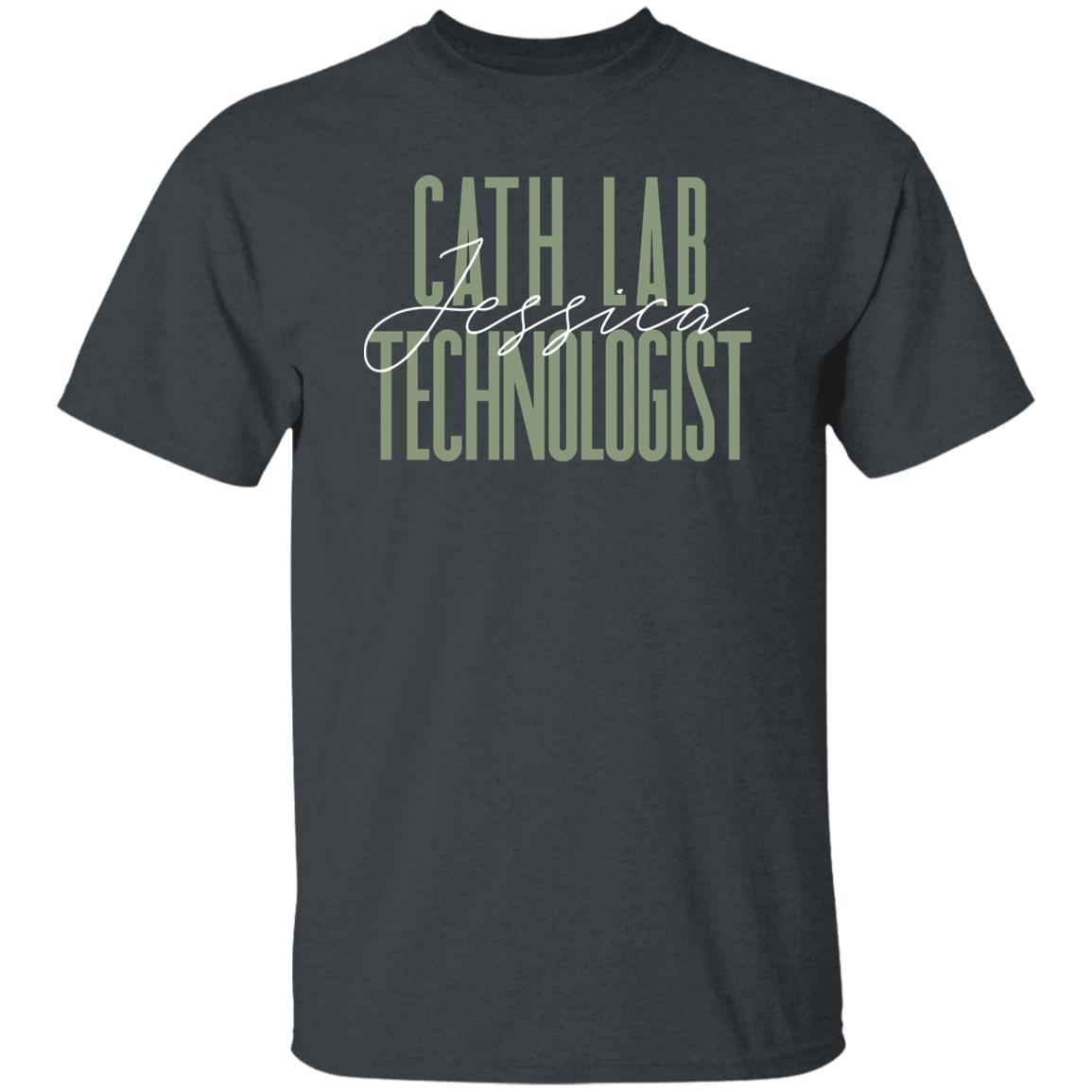 Cath lab technologist T-Shirt gift CT Radiographer Customized Unisex tee Black Navy Dark Heather-Family-Gift-Planet