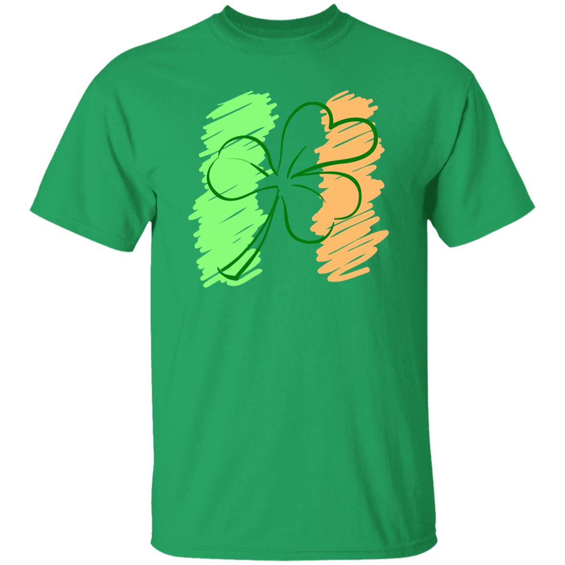 Shamrock Irish design St Patrick Day Unisex t-shirt 4XL 5XL 6XL Irish Green-Irish Green-Family-Gift-Planet