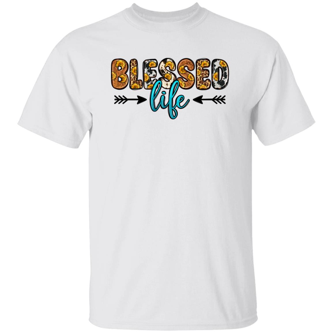 Blessed life T-Shirt Texas Western Blessed Unisex tee Sand White Sport Grey-Family-Gift-Planet