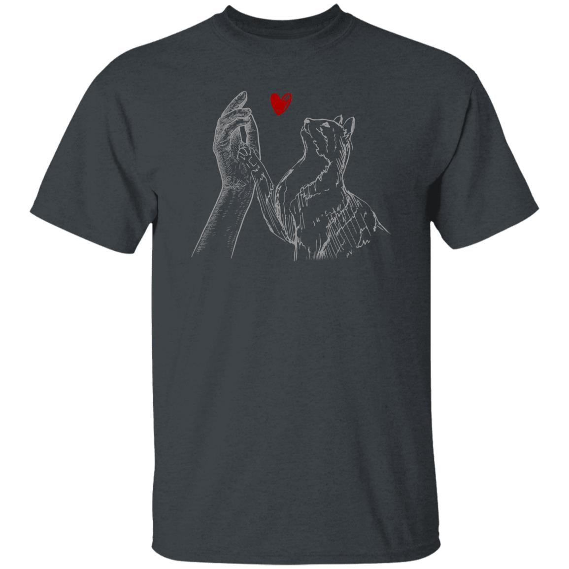 Cat love Unisex shirt cat lover tee Black Dark Heather-Family-Gift-Planet