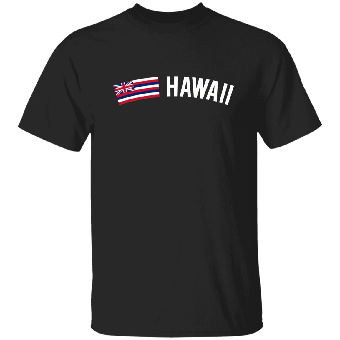 Hawaii Unisex T-shirt gift Hawaii flag tee Kauai Maui Honolulu White Black-Family-Gift-Planet