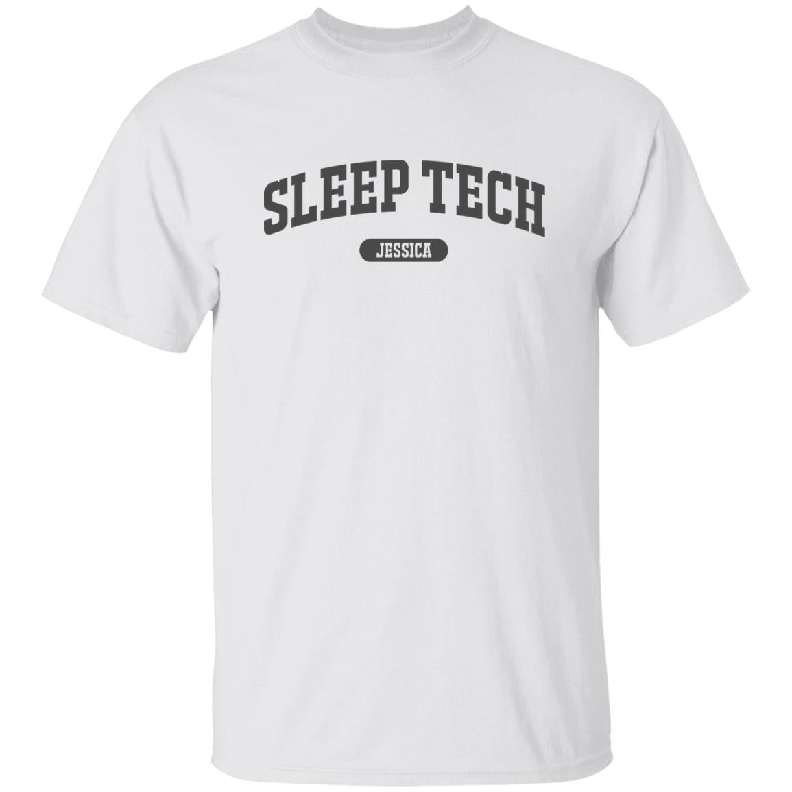 Sleep tech Personalized Unisex T-shirt Custom Sleep technologist White Sand Light Blue-Family-Gift-Planet