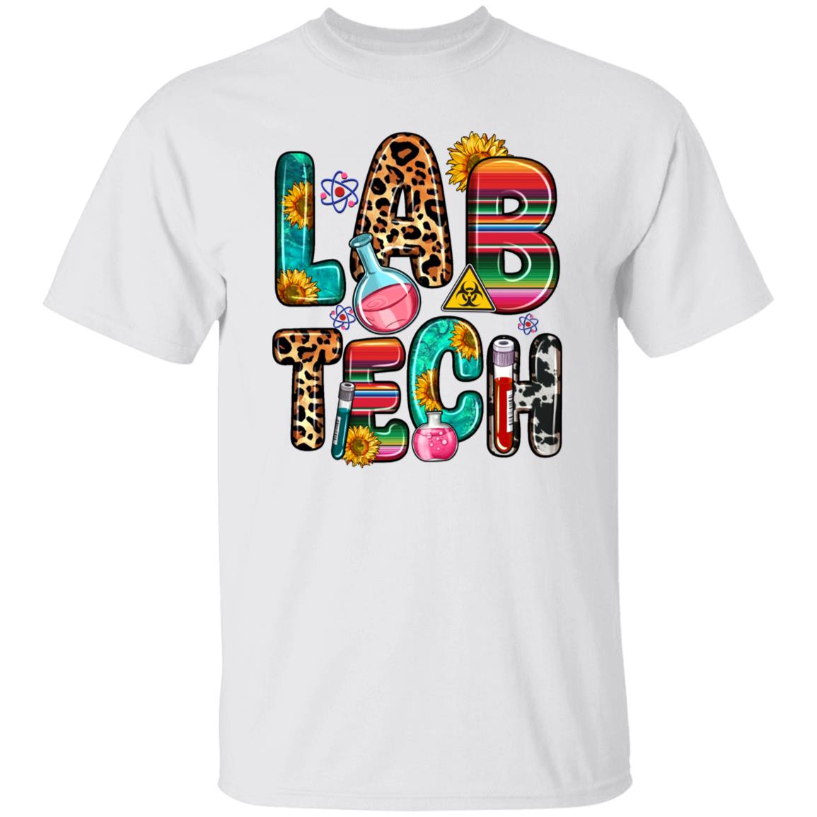 Lab tech T-Shirt gift Laboratory Technician Unisex tee Sand White Sport Grey-Family-Gift-Planet