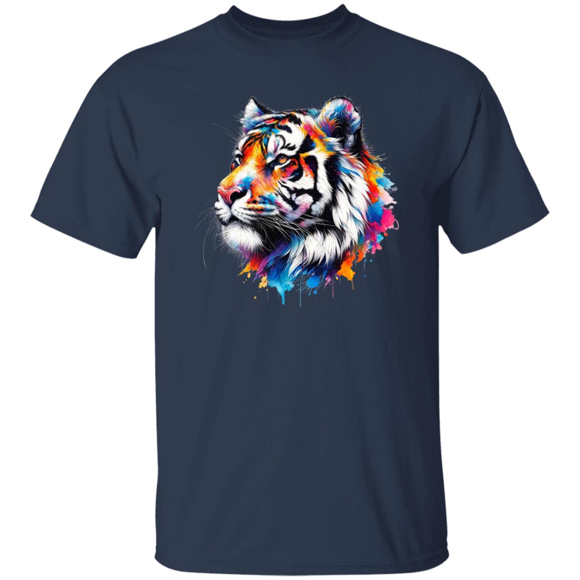 Wildlife tiger whisperer Unisex T-shirt Black Navy Dark Heather-Family-Gift-Planet