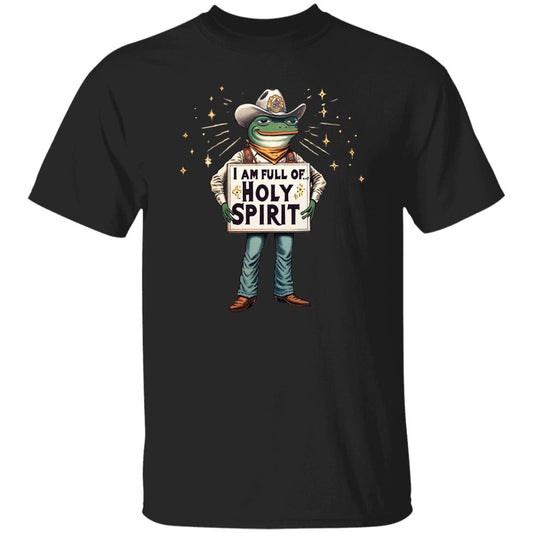 Full of Holy Spirit funny Texas Unisex T-shirt Texas sheriff tee Black Navy Dark Heather-Black-Family-Gift-Planet