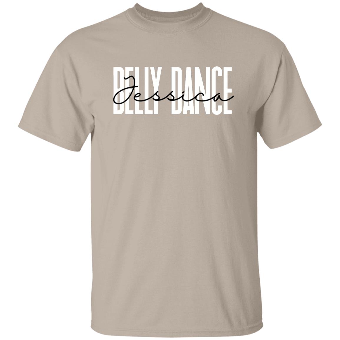 Personalized Belly dance Unisex T-shirt Custom name belly dancer Sand Blue Pink-Family-Gift-Planet